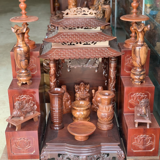 Bàn thờ ông Địa trọn bộ-phong cách Bắc