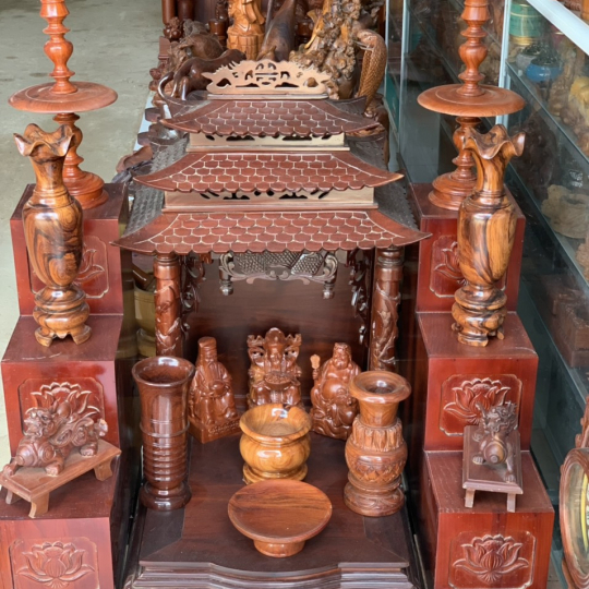 Bàn thờ ông Địa trọn bộ-phong cách Bắc