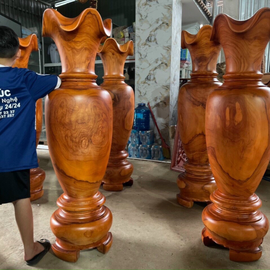 Cặp Lục bình gỗ lớn